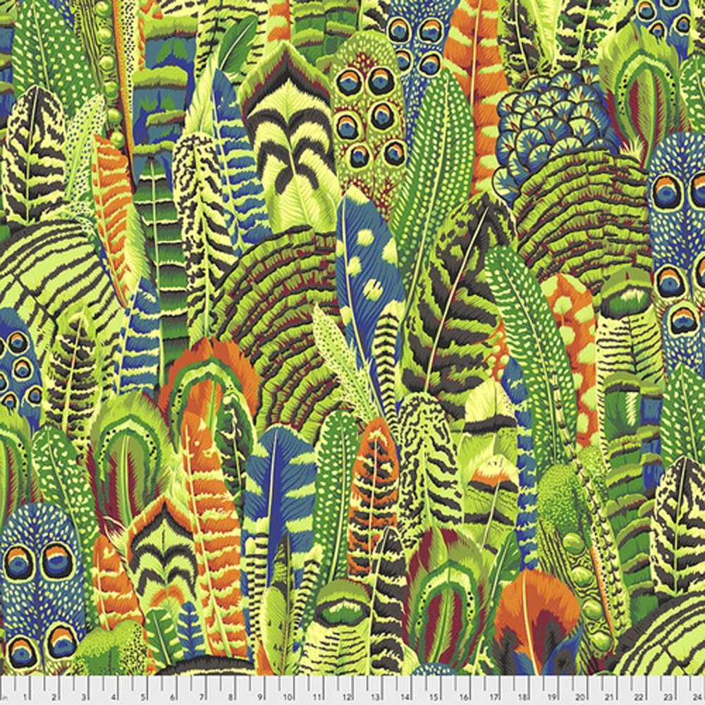 Kaffe Fasset Collective. Feathers by Philip Jacobs for Free Spirit Fabrics. 10FQ - Picture 9 of 14